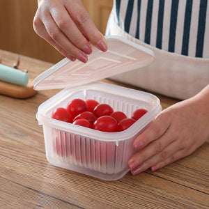 Zwiebel Ingwer Knoblauch Obst versiegelte Box