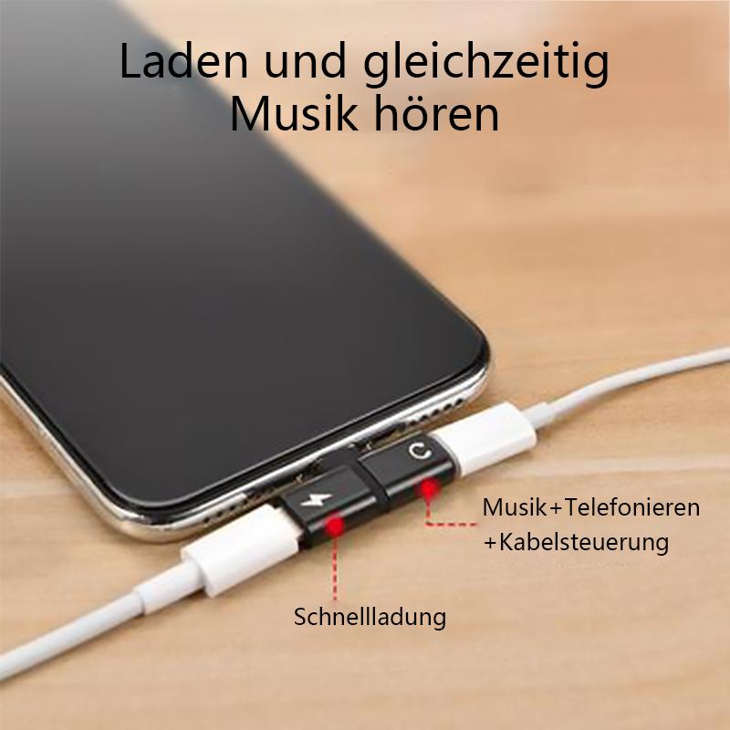 IPHONE 2-in-1 Kopfhöreradapter mit zwei Anschlüssen