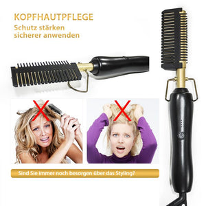 Haar gerade Styler Lockenwickler Kamm