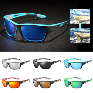 Blendfreie Outdoor-Sportsonnenbrille mit polarisierten Gläsern