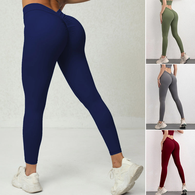 🤎Gym-Leggings mit V-Rücken