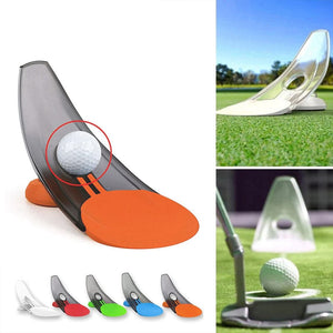 Golf-Putting-Trainer (Automatischer Rückprall)