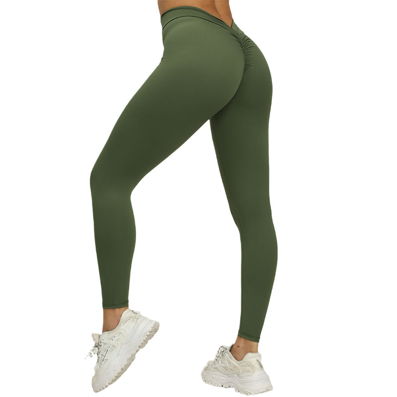 🤎Gym-Leggings mit V-Rücken