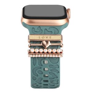 Apple Watch Band mit Metallbesatz