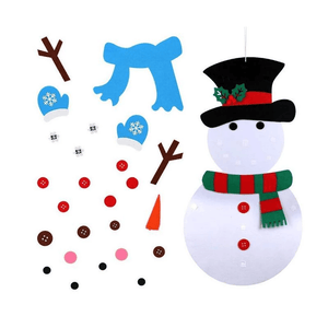 DIY Filz Weihnachten Schneemann Set