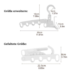 Tragbarer faltbarer Reise-Kleiderbügel