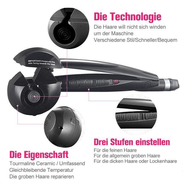 Vollautomatische Lockenmaschine in Schnecken-Form