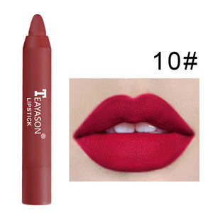 12 Farben Matte Lippenstift Stift